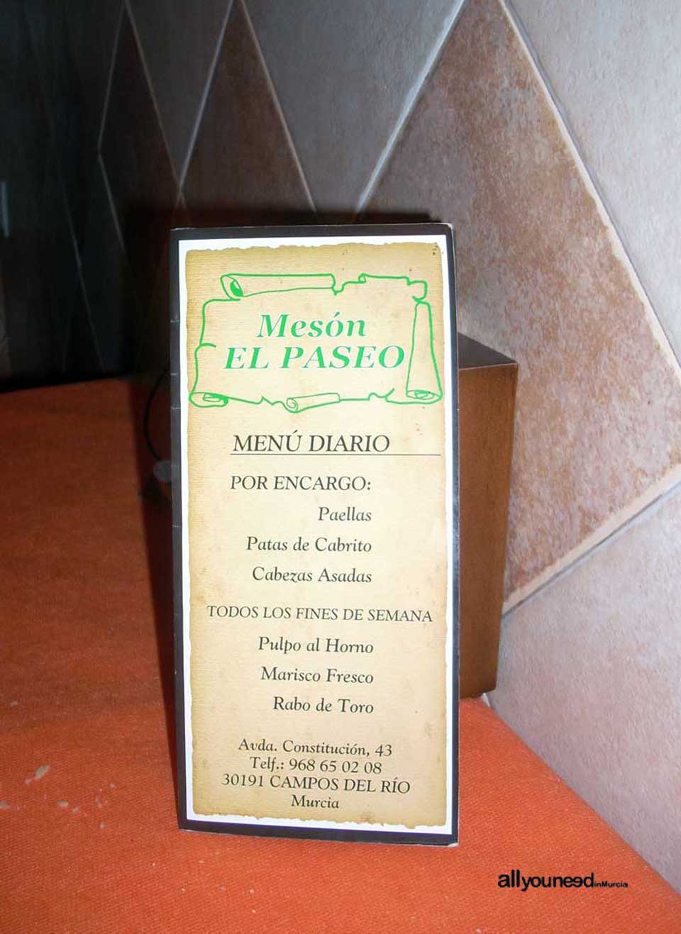 Mesón El Paseo All You Need In Murcia Mesón El Paseo All You Need In Murcia